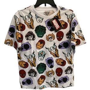 Marvel Shirt Superheroes Boys Size XL